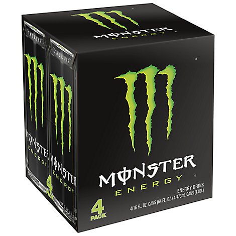 Monster Energy Drink Original - 4-16 Fl. Oz.
