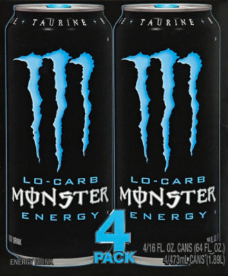 Monster Energy Lo-Carb Energy Drink - 4-16 Fl. Oz. - Image 3