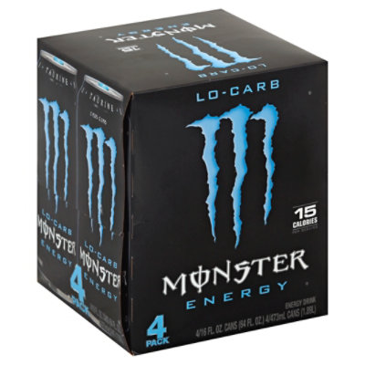 Monster Energy Lo-Carb Energy Drink - 4-16 Fl. Oz. - Image 1
