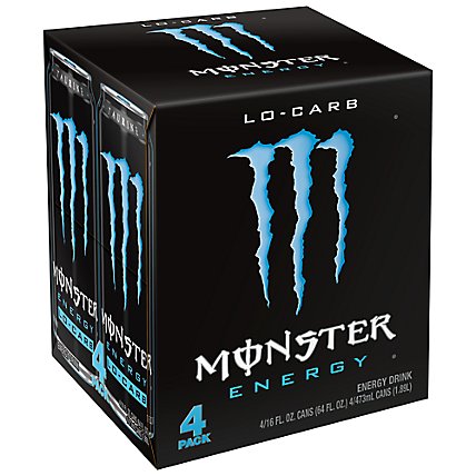 Monster Energy Lo Carb Energy Drink - 4-16 Fl. Oz. - Image 1