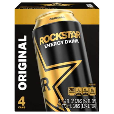 Rockstar Energy Drink, Original, 16oz Cans (24 Pack)