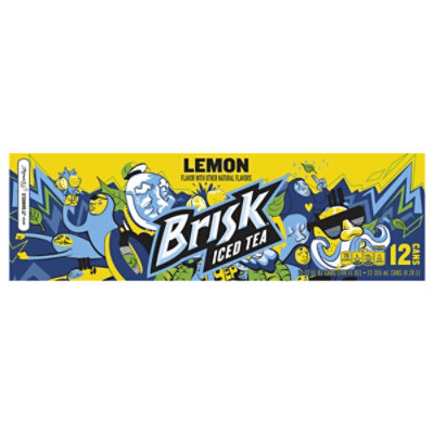 Brisk Iced Tea Lemon - 12-12 Fl. Oz. - Image 3