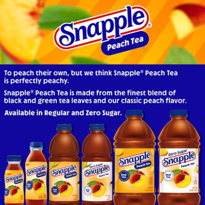 Snapple Diet Peach Iced Tea Bottle - 32 Fl. Oz. - Image 2