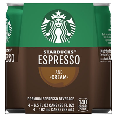 Starbucks Espresso Beverage Double Shot & Cream - 4-6.5 Fl. Oz. - Image 3