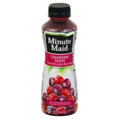 Minute Maid Cranberry Grape Flavored Juice Beverage - 15.2 Fl. Oz. - Image 1