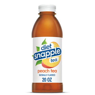Snapple Diet Peach Iced Tea Bottle 20 Fl. Oz. Shaw's