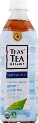 TEAS TEA Unsweetened Green + White Tea Smooth & Subtle - 16.9 Fl. Oz. - Image 2