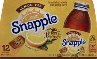 Snapple Iced Tea Lemon - 12-16 Fl. Oz. - Image 2