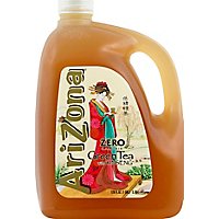 AriZona Green Tea with Ginseng Zero Calorie - 128 Fl. Oz. - Image 2