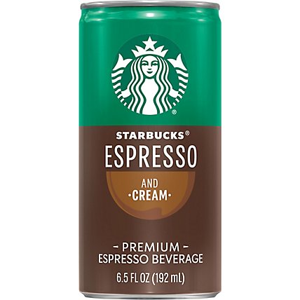 Starbucks Doubleshot Espresso Beverage Espresso & Cream - 6.5 Fl. Oz. - Image 2
