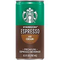 Starbucks Doubleshot Espresso Beverage Espresso & Cream - 6.5 Fl. Oz. - Image 2