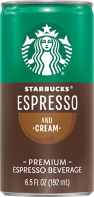 Starbucks Doubleshot Espresso Beverage Espresso & Cream - 6.5 Fl. Oz. - Image 2