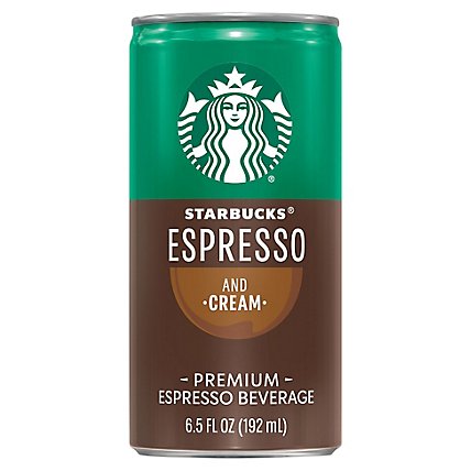 Starbucks Doubleshot Espresso Beverage Espresso & Cream - 6.5 Fl. Oz. - Image 1