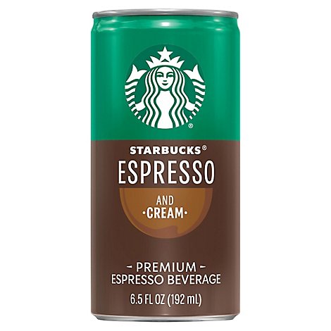 Starbucks Doubleshot Espresso Beverage Espresso & Cream - 6.5 Fl. Oz.