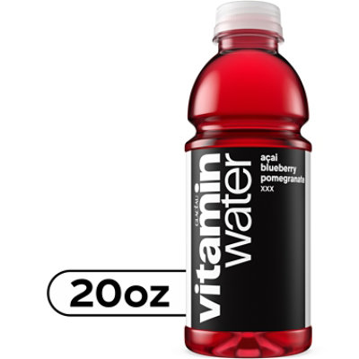 vitaminwater Water Beverage Nutrient Enhanced XXX Acai Blueberry Pomegranate - 20 Fl. Oz. - Image 1