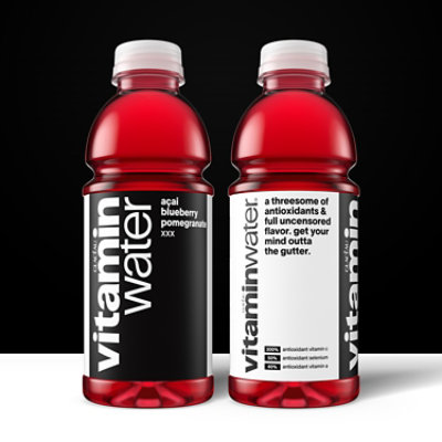 vitaminwater Water Beverage Nutrient Enhanced XXX Acai Blueberry Pomegranate - 20 Fl. Oz. - Image 4