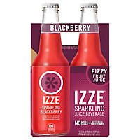 Izze Juice Beverage Blend Sparkling Blackberry - 4-12 Fl. Oz. - Image 1