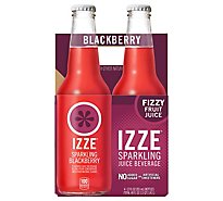 Izze Juice Beverage Blend Sparkling Blackberry - 4-12 Fl. Oz.