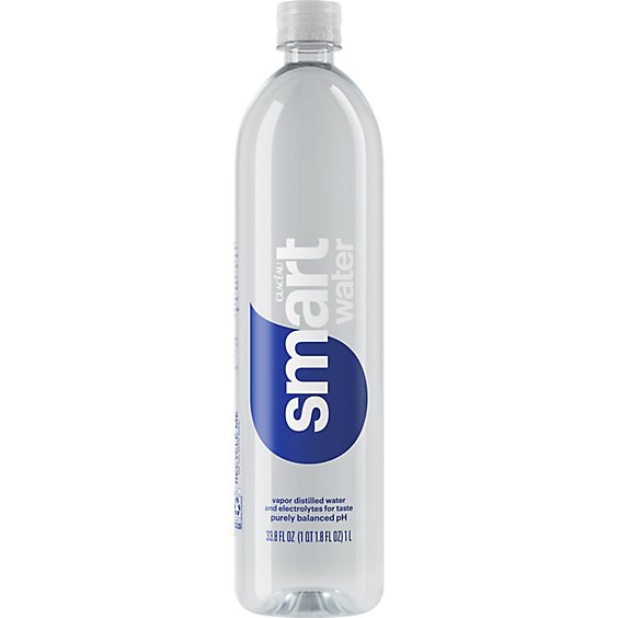 smartwater Water Premium Vapor Distilled - 33.8 Fl. Oz.