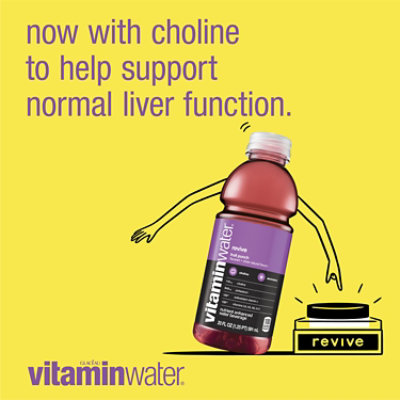 vitaminwater Water Beverage Nutrient Enhanced Revive Fruit Punch - 20 Fl. Oz. - Image 2
