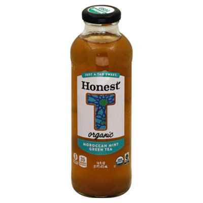 Honest Organic Tea Gluten Free Green Moroccan Mint - 16 Fl. Oz.