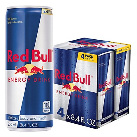 Red Bull Energy Drink - 4-8.4 Fl. Oz.