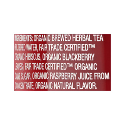 Honest Organic Tea Herbal Iced Gluten Free Black Forest Berry - 16 Fl. Oz.