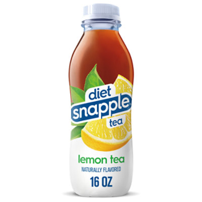 Snapple Diet Peach Tea, 16 fl oz recycled plastic bottle, 6 pack