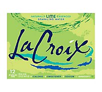 LaCroix Sparkling Water Core Lime 12 Count - 12 Oz