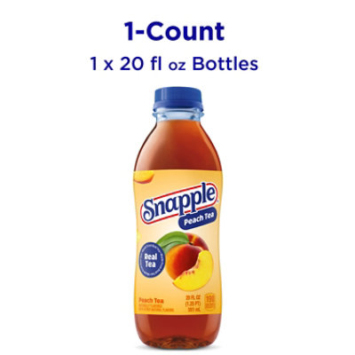 Snapple Peach Tea Bottle - 20 Fl. Oz. - Image 3