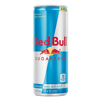 Red Bull Energy Drink Sugar Free - 8.4 Fl. Oz. - Image 1