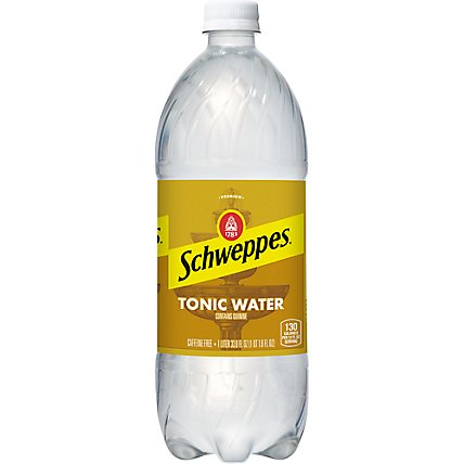 Schweppes Tonic Water Bottle - 1 Liter - Image 1