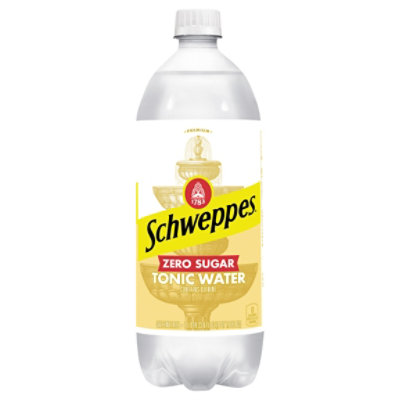 Schweppes Zero Sugar Tonic Water Bottle - 1 Liter - Image 3