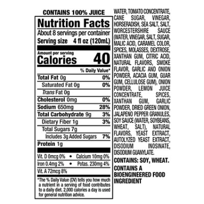 Mr & Mrs T Horseradish Bloody Mary Mix Bottle - 1 Liter - Image 4