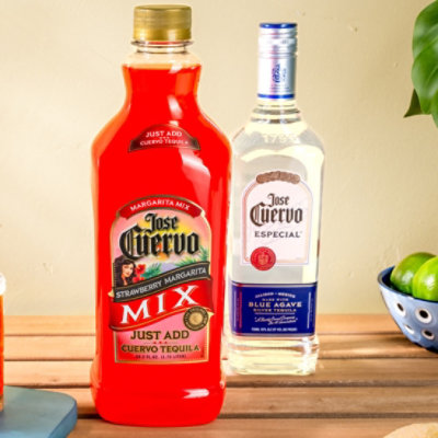 Jose Cuervo Margarita Mix Strawberry Lime - 1.75 Liter - Image 5