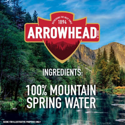 Arrowhead No Flavor Mountain Spring Water Bottle - 1 Gallon - Image 4