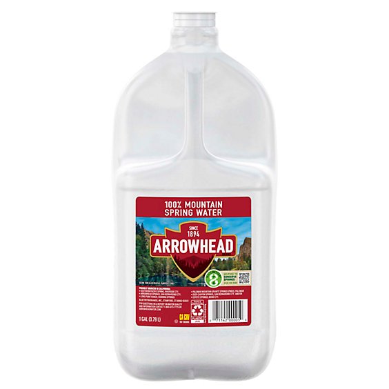 Arrowhead 100% Mountain Spring Water - 1 Gallon
