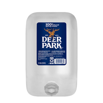 Deer Park 100% Natural Spring Water - 2.5 Gallon - Image 1