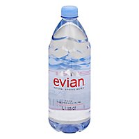 evian Natural Spring Water Bottle - 1 Liter - Image 3