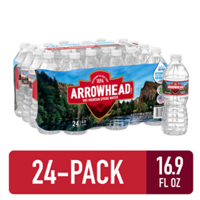 Ice Mountain® 100% Natural Spring Bottled Water, 24 bottles / 16.9