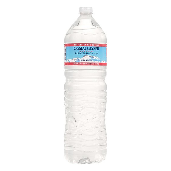 Crystal Geyser Spring Water Natural Alpine - 50.72 Fl. Oz.