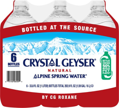 Crystal Geyser Spring Water Natural Alpine - 6-1 Liter - Image 5