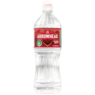 Arrowhead Mountain Spring Water No Flavor Bottle - 23.7 Oz - Image 1