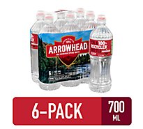 Arrowhead 100% Mountain Spring Water Plastic Sport Cap - 6-23.7 Fl. Oz.