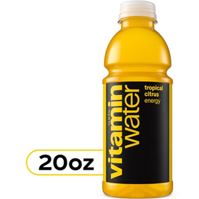 vitaminwater Water Beverage Nutrient Enhanced Energy Tropical Citrus - 20 Fl. Oz. - Image 2