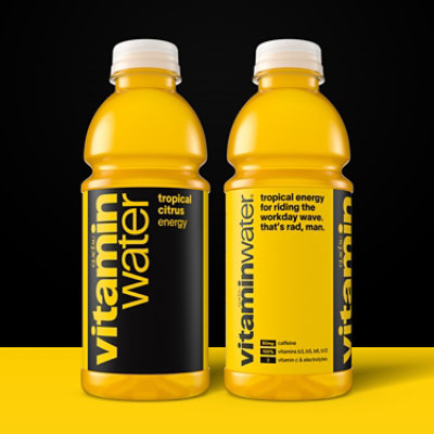 vitaminwater Water Beverage Nutrient Enhanced Energy Tropical Citrus - 20 Fl. Oz. - Image 3