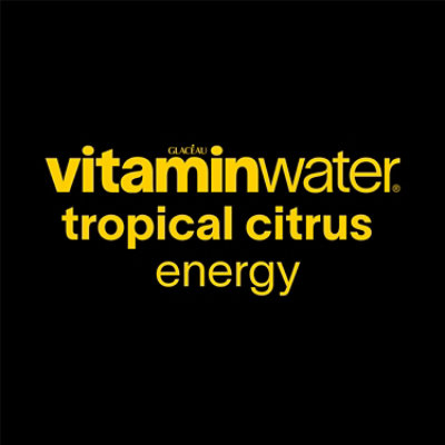 vitaminwater Water Beverage Nutrient Enhanced Energy Tropical Citrus - 20 Fl. Oz. - Image 3