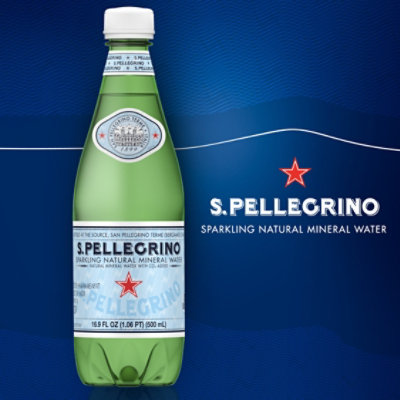 S. PELLEGRINO Sparkling Natural Mineral Water - 12-16.9 Fl. Oz. - Image 1