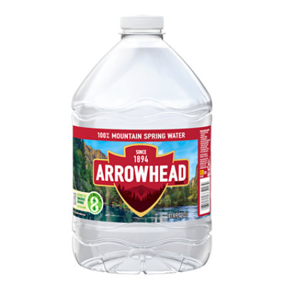 Arrowhead No Flavor Mountain Spring Water Bottle - 101.4 Oz - Image 1