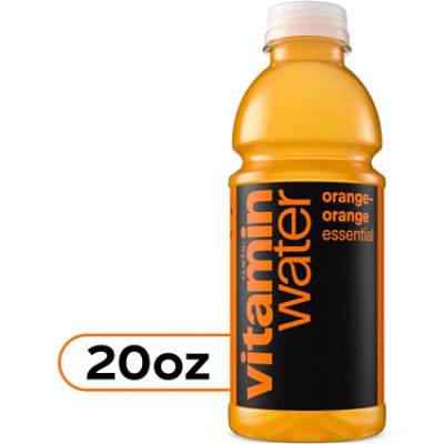 vitaminwater Water Beverage Nutrient Enhanced Essential Orange Orange - 20 Fl. Oz. - Image 1